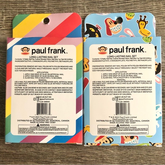 Paul Frank Press On Nails - Picture 2 of 3